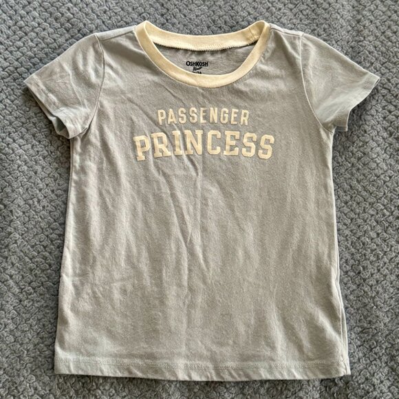 OshKosh bundle of two light blue tshort and turtleneck 3T and 4T - Picture 8 of 8